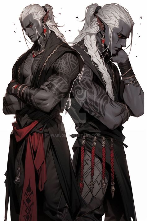 Dark Elf Male, Mroczny Elf, Drow Male, Monster Romance, Dungeons And Dragons Characters, Dnd Art, Dark Elf, Fantasy Male, Arte Fantasy