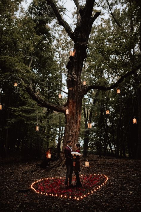 Twilight Proposal Ideas, Toronto Proposal Ideas, Desert Proposal Ideas, Small Cozy Wedding Ideas, Woods Proposal Ideas, Outdoor Fall Proposal Ideas, String Lights Proposal, Waterfall Proposal Ideas, Proposal Ideas Woods