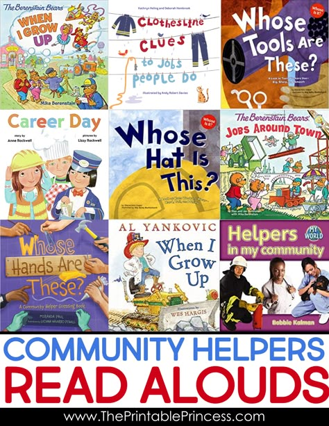 Community Helpers Kindergarten Activity, Community Helpers Literacy Activities, Kindergarten Community Helpers Unit, People Who Help Us Activities, Community Helpers Centers, Kindergarten Community Helpers, Prek Community Helpers, Community Helpers Lesson Plan, Community Helpers Activity