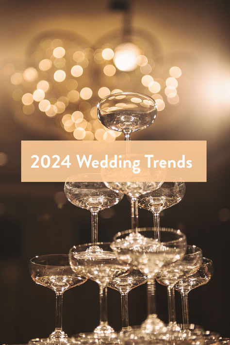 Curious about 2024 wedding trends? Follow this pin for a list of 10 trends that will inspire you when planning your dream wedding. 2024 Wedding Dessert Trends, 2024 Wedding Ceremony Trends, Wedding Theme 2024 Trends, Trending Wedding Decor 2024, September 2024 Wedding, 2024 Table Decor Trends, Spring 2024 Wedding Trends, 2024 Wedding Table Decor, Wedding Bar Decorations Reception Ideas