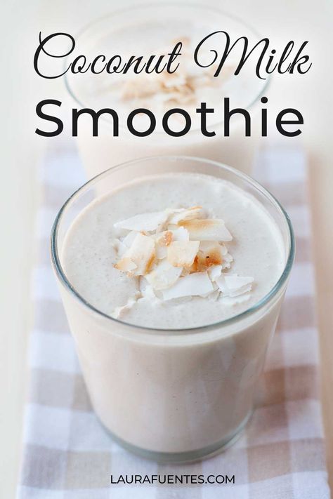 Coconut Milk Smoothie Recipes, Smoothie Nutrition, Coconut Milk Smoothie, Milk Smoothie, Coconut Pie, Coconut Smoothie, Yummy Smoothie Recipes, Vitamix Recipes, Healthy Shakes