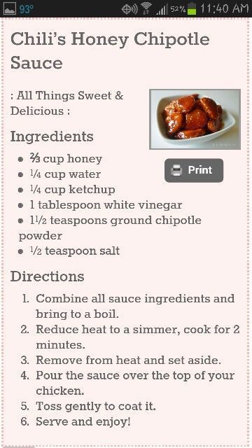 Honey Chipotle Sauce, Honey And Garlic, Honey Chipotle, Honey Soy, Marinade Sauce, Element Of Surprise, Chipotle Sauce, Copycat Restaurant Recipes, Honey Garlic