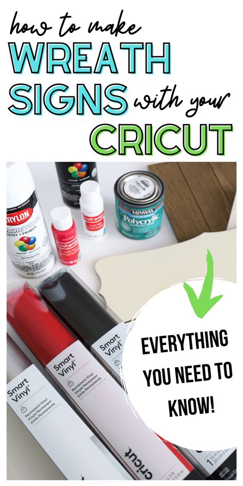 Make Signs With Cricut, Door Signs With Cricut, Cricut Round Sign Ideas, Signs Using Cricut, Diy Signs With Cricut, Making Signs With Cricut, Wreath Signs Diy, Fall Wood Wreaths, Vinyl Wood Signs Cricut