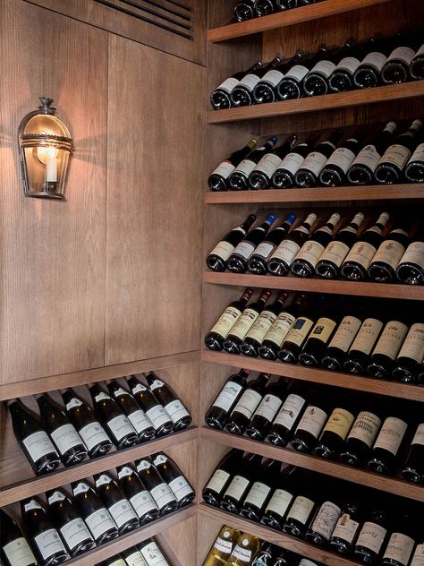 Cave A Vin, Wine Closet, Wine Rooms, Home Wine Cellars, Wine Cellar Design, Est Living, Cellar Design, Wine Display, Wine Wall