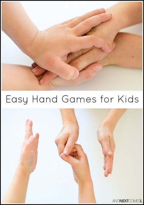 Easy hand games for kids - perfect brain break ideas for fidgety kids while waiting in line from And Next Comes L Hand Games For Kids, Brain Break Ideas, Hand Clapping Games, Clapping Games, Finger Games, Break Ideas, Hand Games, Gross Motor Activities, Indoor Activities For Kids