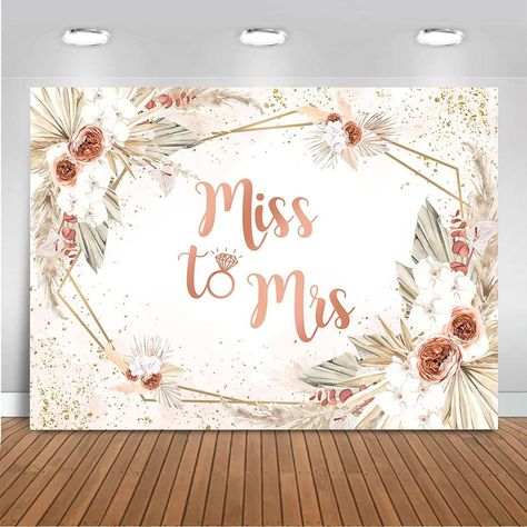 Best Boho Bridal Shower Items on Amazon Boho Bridal Shower Dress, Pink Flowers Photography, Backdrop Boho, Boho Bridal Shower Invitations, Bohemian Bridal Shower, Pink Roses Wedding, Bridal Shower Backdrop, Bridal Shower Tables, Miss To Mrs