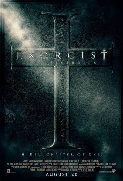 Exorcist: The Beginning (2004) All That Heaven Allows, Top Horror Movies, Western Movie Posters, Stellan Skarsgård, James D'arcy, Sympathy For The Devil, Old Movie Posters, Missionary Work, Abominable Snowman