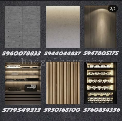 Bloxburg Decor Ideas Modern, Modern Wallpaper Decal Codes Bloxburg, Wine Room Bloxburg, Decals For Bloxburg Modern, Bloxburg Picture I’d Codes, Modern Luxury Bloxburg House, Blox Burg Interior, Bloxburg Code Wallpaper, Black Marble Decals Bloxburg