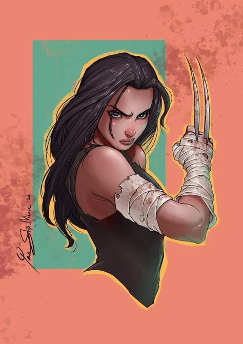 X-23 Fanart, X-men Wallpaper, Kevin Levin, Laura Kinney, Rising From The Ashes, Xmen Art, Logan Wolverine, Marvel Artwork, Wolverine Marvel