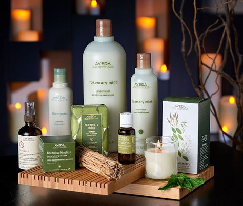 Aveda Spa, Aveda Products, Aveda Makeup, Spa Business Cards, Aveda Salon, Skin Care Salon, Skin Care Spa, Rosemary Mint, Suncare