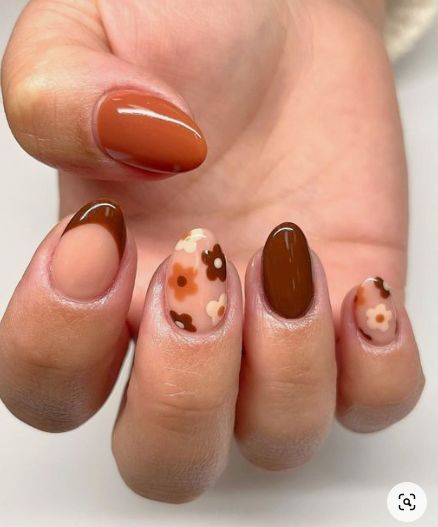 Nails Yellow, Fall Gel Nails, Cute Nails For Fall, Simple Gel Nails, Summery Nails, Her Nails, Cute Gel Nails, Thanksgiving Nails, Short Acrylic Nails Designs