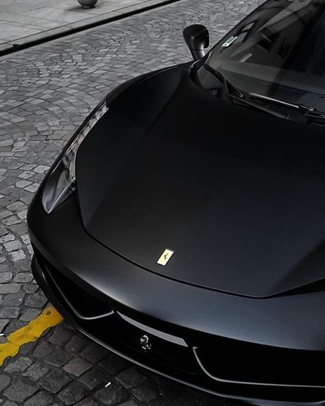 Extreme luxury car design | Ferrari Ferrari 458 Black, Matte Black Ferrari, Ferrari 458 Italia Black, 458 Ferrari, Black Ferrari, Ferrari 430, Kings Of Sin, King Of Wrath, Royal Elite Series