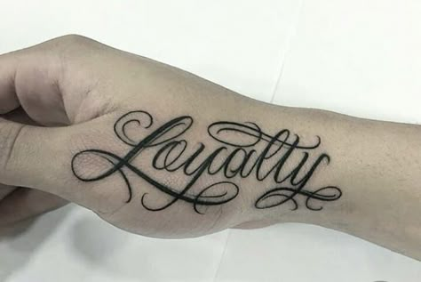 Chest Tattoo Fonts, Savage Tattoo, Journey Tattoo, Loyalty Tattoo, Side Hand Tattoos, Hard Tattoos, Cute Finger Tattoos, Tattoo Lettering Design, One Piece Tattoos