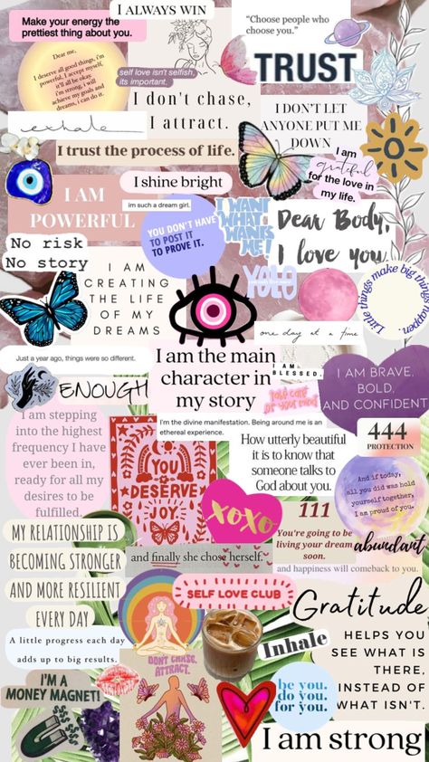 House Vision Board, Vision Board Positive, Positive Manifestation Wallpaper, Pretty Wallpaper Iphone Girly Beautiful, Pretty Wallpaper Iphone Girly, Positive Manifestation, Wallpaper Iphone Aesthetic, Positive Quotes Wallpaper, Spiritual Wallpaper