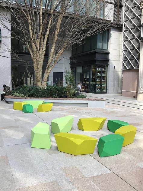 Featured Product | Outdoor School Outdoor Area, Pocket Park, Outdoor Space Design, Urban Landscape Design, Public Space Design, Modular Seating, Public Seating, Green Furniture, Wall Seating