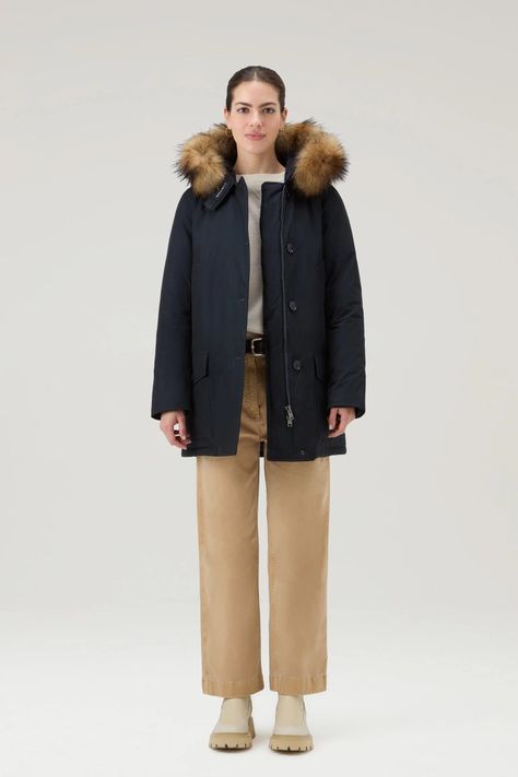 Arctic Parka, Cloth Fabric, Duck Down, Winter Collection, Parka, Buy Online, Fall Winter, Style Inspiration, Navy