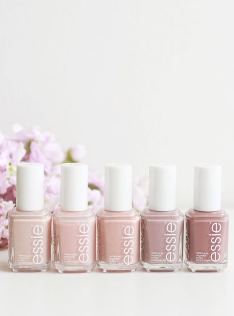 Five Essie Nude Picks | Pint Sized Beauty http://www.pintsizedbeauty.com/2017/05/five-essie-nude-picks.html?utm_source=bloglovin.com&utm_medium=feed&utm_campaign=Feed:+pintsizedbeauty/Yrlv+(Pint+Sized+Beauty) Nail Art Cute, Nude Nail Polish, Essie Nail Polish, Essie Nail, Neutral Nails, Gel Nail Designs, Makati, Nail Polishes, Nail Polish Colors