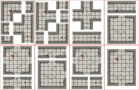 The Crooked Staff Blog: Building a Modular Set of 2.5D Dungeon Tiles Modular Dungeon Tiles, Dm Dnd, Dnd Diy, Dnd Crafts, Modular Tile, Dungeon Tiles, Dnd World Map, Dungeon Master's Guide, Tabletop Rpg Maps