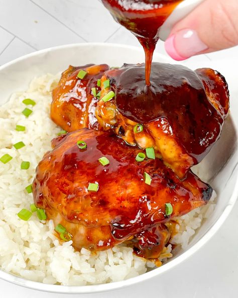 Ww Chicken Recipes, Sweet And Sour Recipes, Sugar Free Ketchup, Chicken Thighs Recipe, Thighs Recipe, Sauce For Rice, Sweet And Sour Chicken, Ww Meals, Sweet Sour Chicken