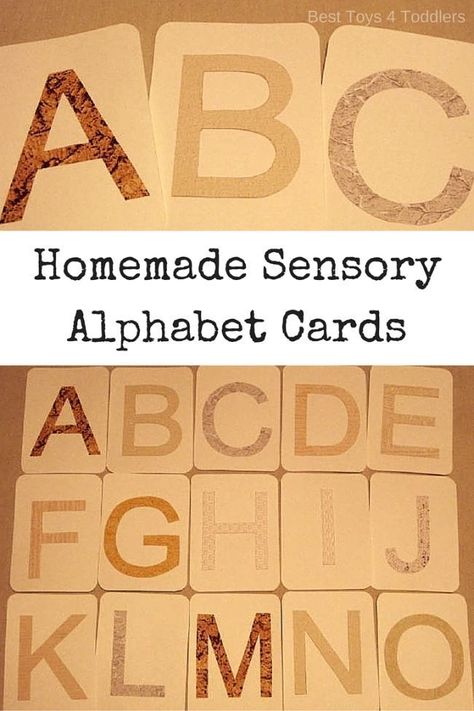 Best Toys 4 Toddler - DIY Tactile Sensory Letter Cards made from wallpaper scraps Tactile Cards, Sensory Alphabet, Free Printable Letter Templates, Wallpaper Scraps, Homemade Sensory, Teacher Corner, Printable Letter Templates, Tactile Sensory, Abc Learning