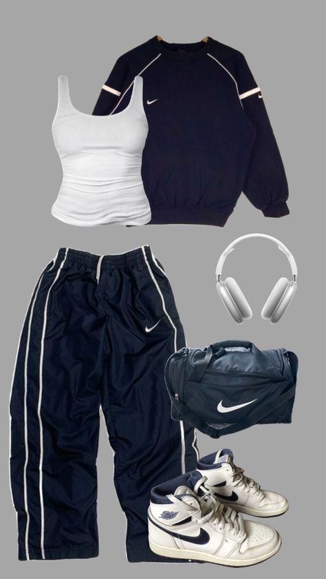 Street Style Outfits Casual, Trendy Outfits For Teens, Outfit Inspo Casual, Swaggy Outfits, Sporty Outfits, Tomboy Fashion, Cute Everyday Outfits, Cute Simple Outfits, Casual Style Outfits