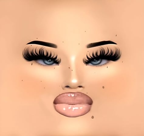 Mesh Head Imvu, Roblox Custom Face, Berry Ave Hair Codes, Imvu Face, Baddie Codes, Avatar Accessories, Berry Ave Hair, Face Creator, Roblox Clothing Codes