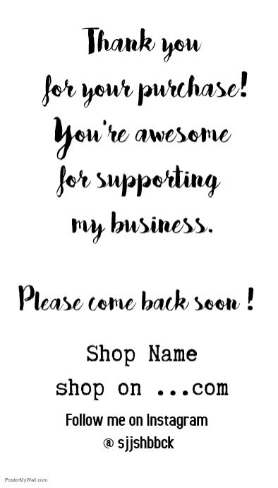 thank you for shopping card Thank You Quotes For Small Business, Thank You For Your Support Quotes Business, Thanks For Shopping Cards, Thank You Quotes For Business, Thank You For Shopping, Thank You For Shopping Card, Thank You For Shopping With Us, Thank You For Your Purchase, Thank You For Buying Note