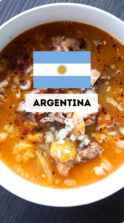 Explore the flavors of Argentina with this traditional Locro dish. Perfect for food enthusiasts and home cooks alike, this hearty stew is a staple in Buenos Aires and beyond. Dive into the rich culinary heritage of South America with this comforting recipe featuring tender ribs. Join me in the kitchen and let's cook up something delicious together. Locro Recipe, Paraguay Food, Tender Ribs, Argentina Food, South American Recipes, Hearty Stew, American Recipes, Hearty Stews, Authentic Recipes