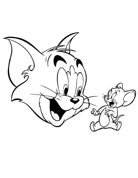 Coloring Pages For Kids Tom And Jerry - Here you can get painting templates from Tom and Jerry and some friends of Tom and Jerry for free to print and then paint. Have fun. Tom and Jerry is ... #coloring #coloringpages #printable Jerry Sketch, Tom And Jerry Coloring Pages, Tom And Jerry Coloring, Tom And Jerry Drawing, Tom Und Jerry, Baby Disney Characters, Cartoon Drawings Sketches, Tom Et Jerry, Cartoon Drawings Of People