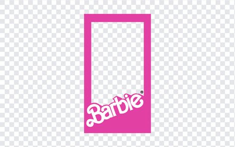 Barbie Frame PNG Barbie Box Png, Barbie Elements, Barbie Graphic Design, Barbie Frame, Barbie Card, Barbie Png, Free Barbie, Barbie Box, Campaign Ideas