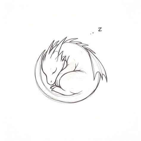 Psi Sleeping Baby Dragon #DragonArt #MythicalCreatures #FantasyArtwork #DigitalDragon #EpicFantasy #DragonLovers #FantasyIllustration #MysticalBeast #FantasyDesign #dragonborn #dragonlove #dragonart #dragonage #dragonoriginal #dragondrawing #babydragon #dragonsketch #dragonsketches #sleepingdragon #sleepingbabies Dragons Aesthetic Drawing, Mini Dragon Drawing, Dragon Drawing Base, Curled Up Dragon, Aesthetic Dragon Drawing, Dragon Drawing Simple, Little Dragon Drawing, Dragon Castle Drawing, Cute Dragon Drawing Easy