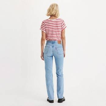 501® Original Fit Women's Jeans - Light Wash | Levi's® US Levis Straight Leg Jeans Outfit, Levi 501 Jeans Women Outfit, Levi 501 Jeans Women, Weight Fluctuation, Levi Jeans Outfit, Levi Straight Leg Jeans, Womens Levi Jeans, Straight Leg Jeans Outfits, The Blueprint