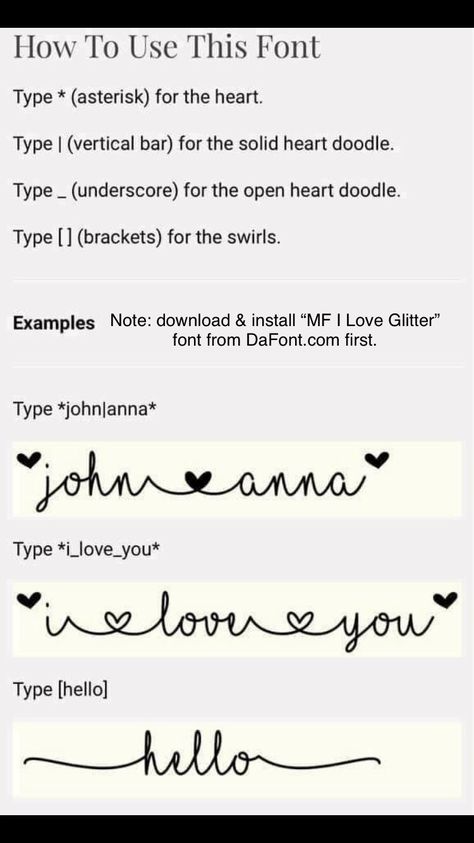 How to do font with  hearts in it I Love Glitter Font, Font Wallpaper, Numbers Tattoo, Cricut Hacks, Idee Cricut, Fun Fonts, Projets Cricut, Cricut Air, Cricut Tips