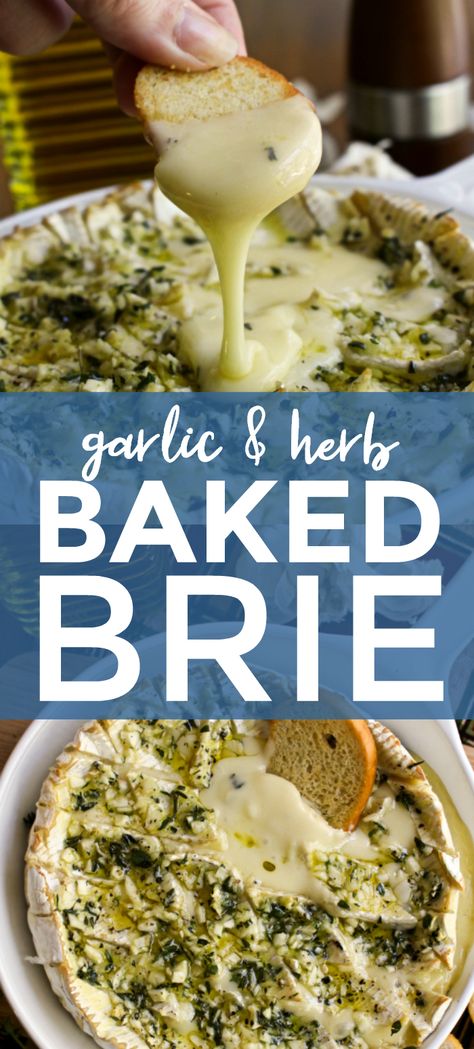 Brie Toppings, Brie Recipes Appetizers, Brie Cheese Recipes, Baked Brie Recipes, Brie Appetizer, Brie Recipes, Baked Brie, Party Food Appetizers, Yummy Appetizers