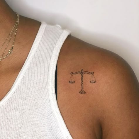 Scale Of Justice Tattoo, Lawyer Tattoo, Scale Of Justice, Justice Tattoo, Patchwork Tattoos, Stick Tattoo, Basic Tattoos, Libra Tattoo, Scale Tattoo