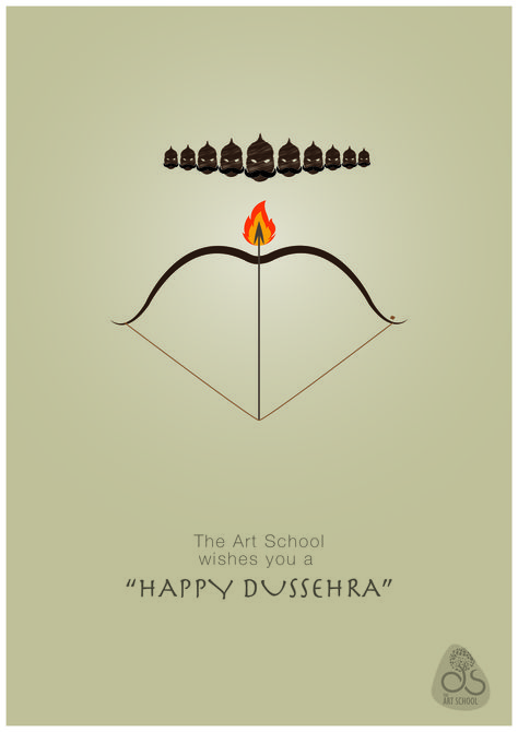 The Art School Dussehra Poster Happy Dasara Poster, Dashera Festival Poster, Happy Dashera Poster, Dussehra Poster, Dushera Wishes, Happy Dasara, Happy Dussehra Wallpapers, Dussehra Wallpapers, Happy Dusshera