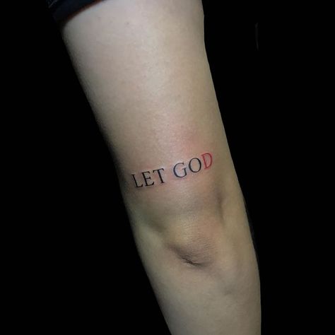 My very first tattoo by Jhay Colis. Cute Godly Tattoos, Protect Your Peace Tattoos For Women, Saved By God Tattoo, Gods Got Me Tattoo, God Loves You Tattoo, He Would Love First Tattoo, Our Father Prayer Tattoo, God Got Me Tattoo, Be Yourself Tattoo Ideas