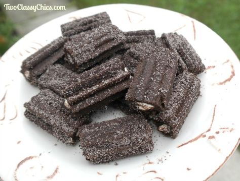 OREO Churros with Creme Filling Oreo Churros, Creme Filling, Classy Chic, Jerky, Meat Jerky, Oreo, Candy, Snacks, Saying Goodbye