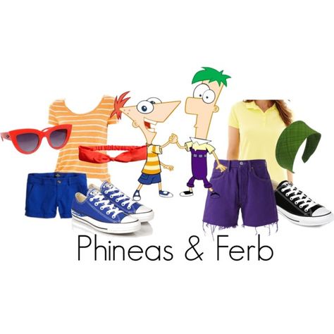 "Phineas & Ferb" by Samosaurus2014 on Polyvore Phineas And Ferb, Disney Day, Disney Outfits, Fashion Inspo, Streetwear Brands, Independent Design, Disney, Luxury Fashion, Clothes