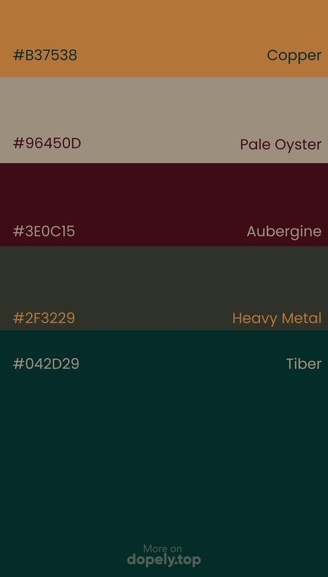 1920s Color Scheme, Decorating Color Palettes, Pub Color Palette, Dark Vintage Color Palette, Moody Color Palette Hex Codes, Pantone Hex Codes, Winter Hex Codes, Russian Color Palette, Aesthetic Colour Palette Hex Codes