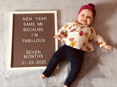 Letter board, seven months old, new year same me Letter Board 3 Months Old, January Month Milestone, 7 Month Old Baby Pictures January, 7 Month Old Pictures, Five Month Old Letter Board, 3 Month Old Baby Pictures January, 10 Month Old Letter Board Ideas, Milestone Picture Ideas Letter Board, Two Month Old Letter Board Ideas