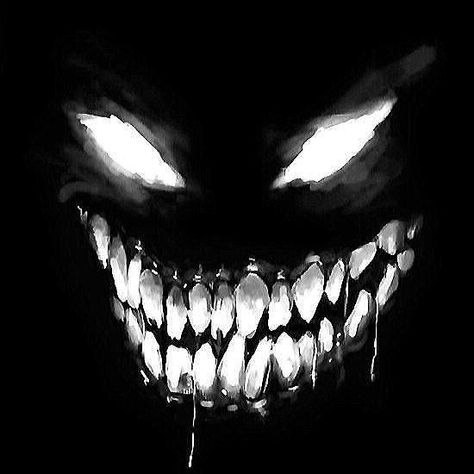 Anime Scary, Evil Face, Anime Mouths, Evil Smile, Creepy Faces, Koro Sensei, Dark Evil, Scary Wallpaper, Image Swag