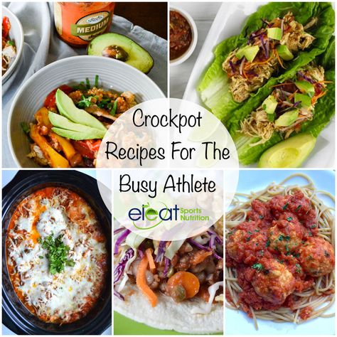 Crockpot Recipes for the Busy Athlete — Eleat Sports Nutrition, LLC Athlete Meal Plan, Curried Lentil Soup, Half Ironman, Athlete Nutrition, Meal Prep Plans, Nutritious Breakfast, Freezer Cooking, Crockpot Meals, Healthy Crockpot Recipes