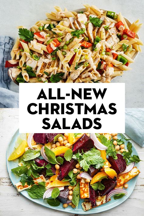 #christmas #christmasrecipes #christmassides #christmassalads Christmas Salad Recipes, Vegetarian Thanksgiving Recipes, Christmas Salad, Christmas Salads, Vegetarian Thanksgiving, Australia Food, Christmas Lunch, Christmas Food Dinner, Christmas Cooking