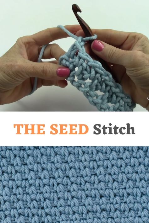 Crochet Seed Stitch Scarf, Seedling Crochet Stitch, Glover Stitch Crochet, Silt Stitch Crochet, Seed Crochet Stitch, Crochet Seed Stitch Pattern, Seed Stitch Crochet Blanket, Crochet Seed Stitch Blanket, Crochet Stitches Videos For Beginners