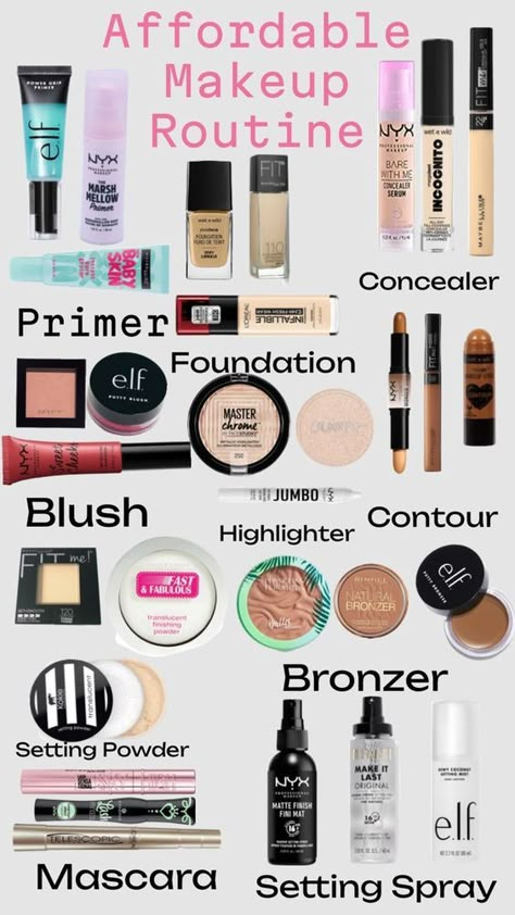 Good Makeup Products From Ulta, Cheap Makeup Products Drugstore Beauty, Cheap Makeup Products For Beginners, Drugstore Makeup Must Haves 2023, Popular Makeup Products 2023, Drugstore Makeup Aesthetic, Latina Makeup Products List, Best Cheap Makeup Products, Best Drugstore Makeup 2023