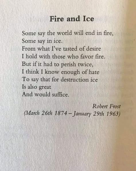 Poems About Fire, Fire Poem, Mood Reader, Robert Frost Quotes, English Literature Notes, Literature Notes, Robert Frost Poems, Rhyming Poems, Meaningful Poems