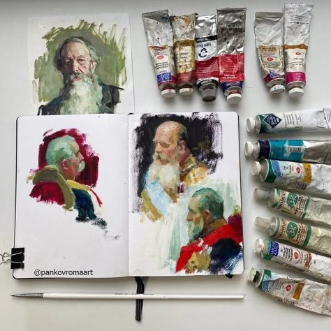 Oil Paint Sketchbook, Oil Painting Sketchbook, Art Final, Sketchbook Inspo, Arte Sketchbook, Motivational Art, Sketchbook Inspiration, Art Inspiration Painting, Sketchbook Ideas