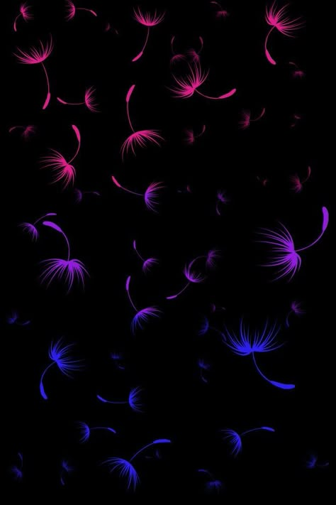 Bi Wallpaper, Bisexual Wallpaper Iphone Aesthetic, Bisexual Wallpaper, Black Background Art, Bi Flag, Dandelion Seeds, Pride Art, Black Background Wallpaper, Dandelion Seed