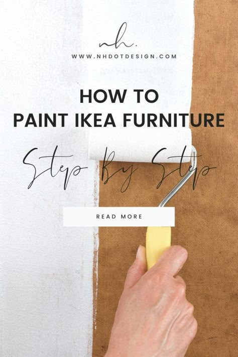 How To Refinish Ikea Furniture, Best Way To Paint Ikea Furniture, Upcycled Ikea Sideboard, Diy Paint Ikea Dresser, Painting Ikea Wood Furniture, Repaint Ikea Dresser, Can You Paint Ikea Furniture, Hemmed Ikea Hack, Redoing Ikea Furniture